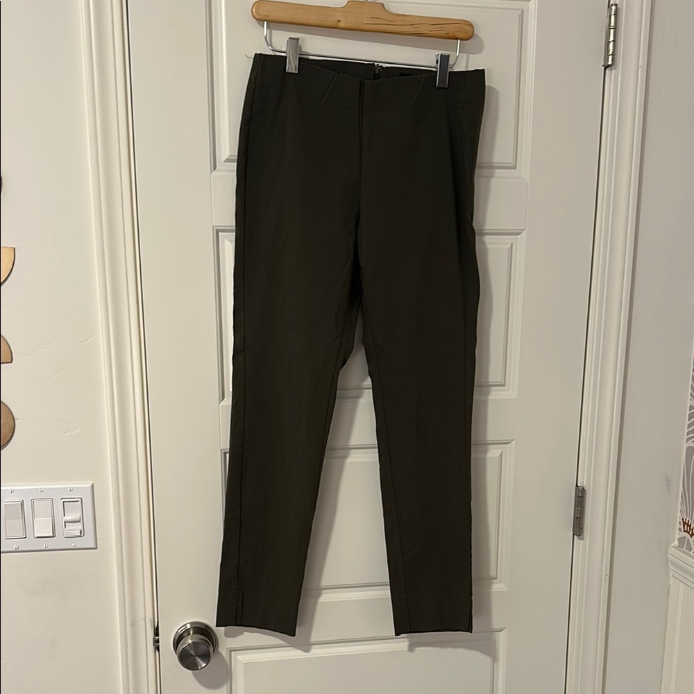 Who What Wear Green Chinos Straight-Leg Pants
